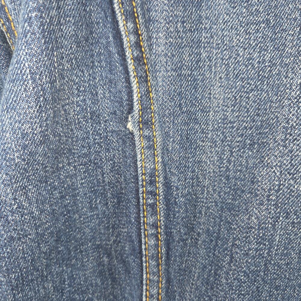 Levis Strauss Trucker Jean Jacket Mens Large 72334 Dark Denim Cotton Collared - Picture 13 of 13